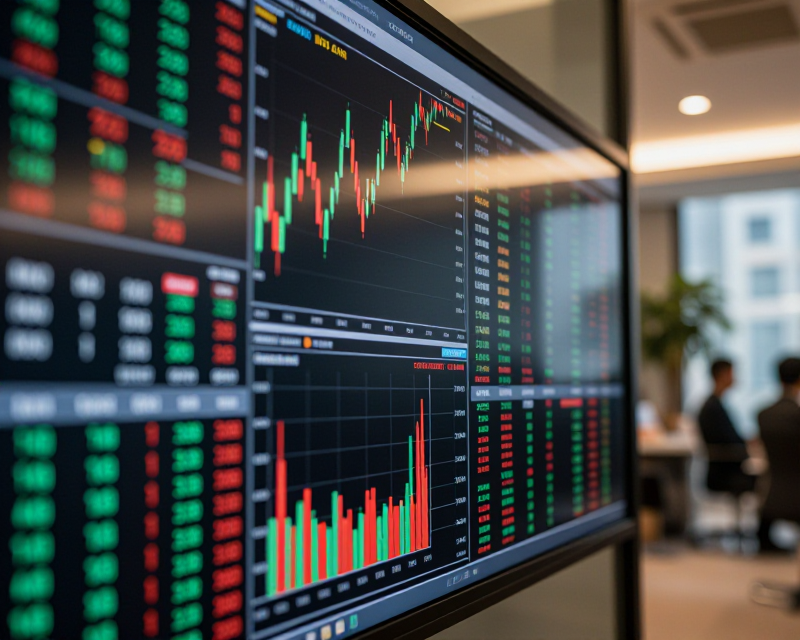 Stock Market Trading Floor