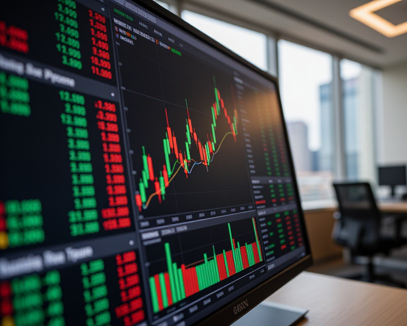 Stock Market Digital Display