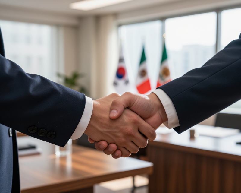Symbolic representation of Korea-Mexico economic cooperation