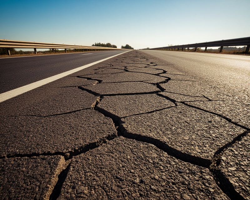 Heat-damaged Autobahn