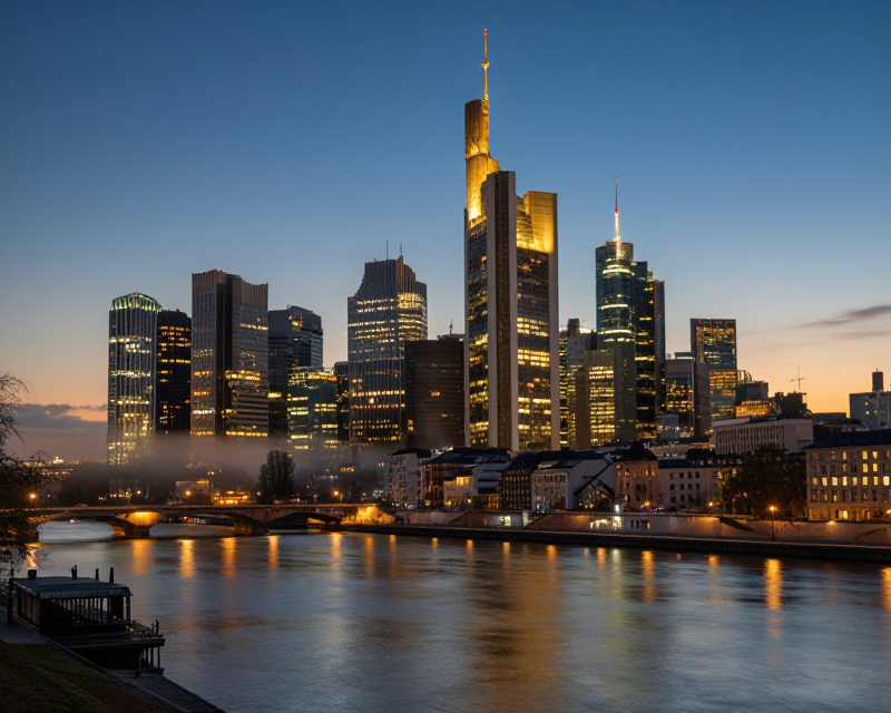 Frankfurt Cityscape at Twilight