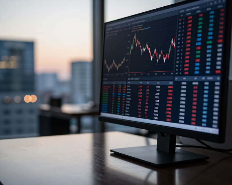 Stock Market Financial Display