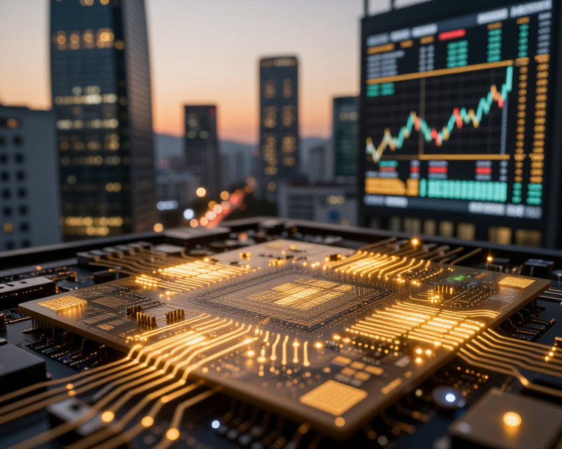 Semiconductor Market Rally Visualization