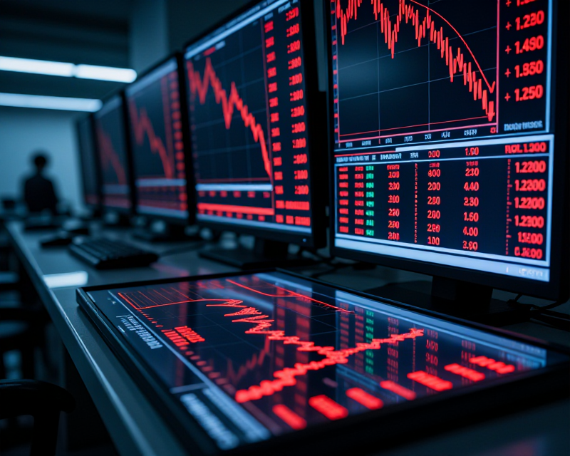 Stock Market Decline Visual