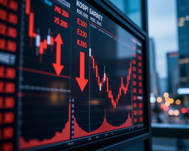 Financial Market Decline in Seoul
