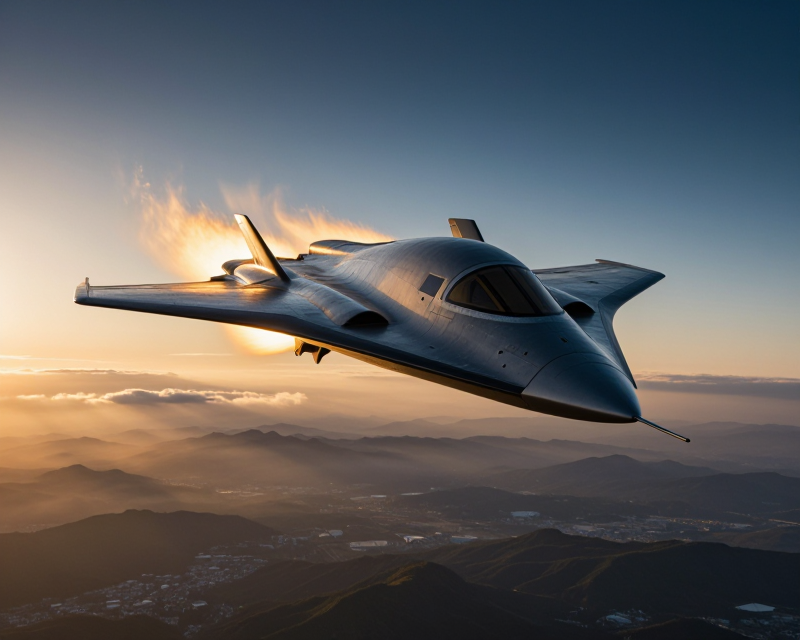 Hypersonic Glide Vehicle Launch Scene